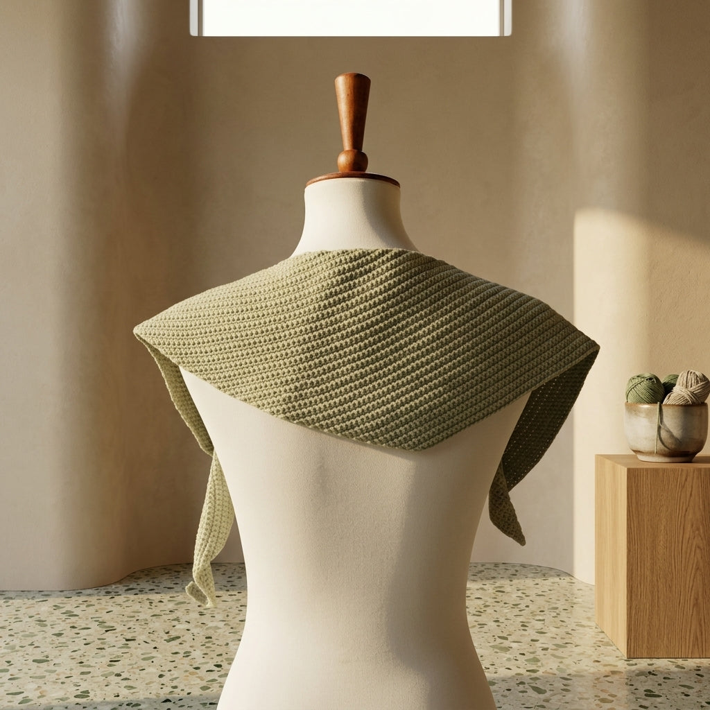 Mini Triangle Summer Neckerchief | Beginner Crochet Pattern PDF