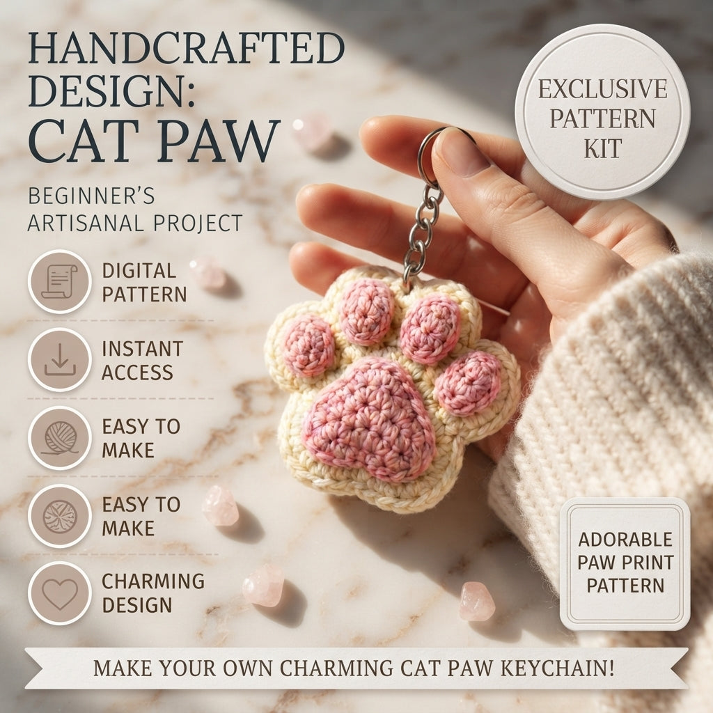 Adorable Keychain Keychain | Crochet Pattern PDF — Design 2