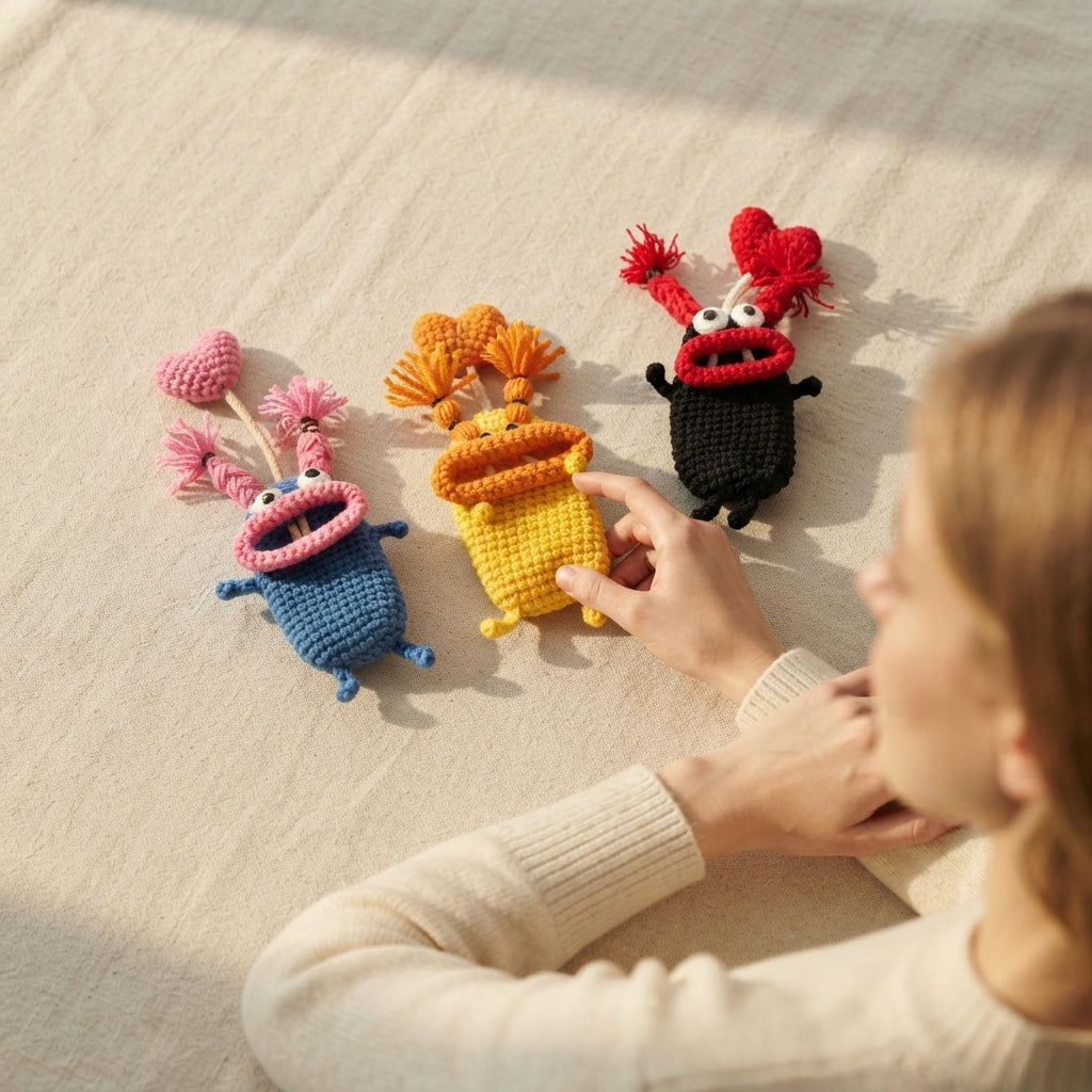 Sweet Mini Keychain | Crochet Keychain Pattern — Design 8