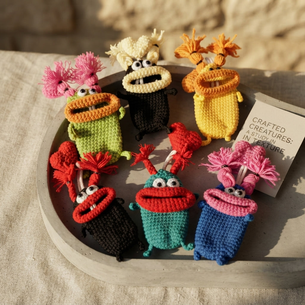 Sweet Mini Keychain | Crochet Keychain Pattern — Design 8