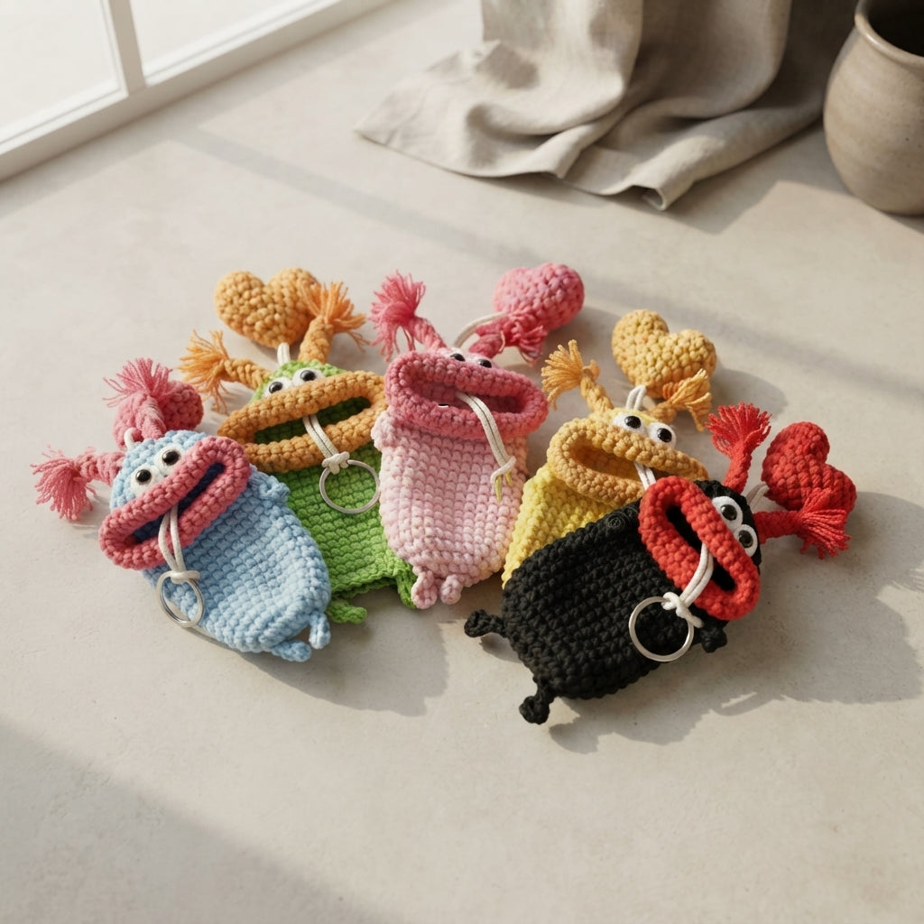 Sweet Mini Keychain | Crochet Keychain Pattern — Design 8