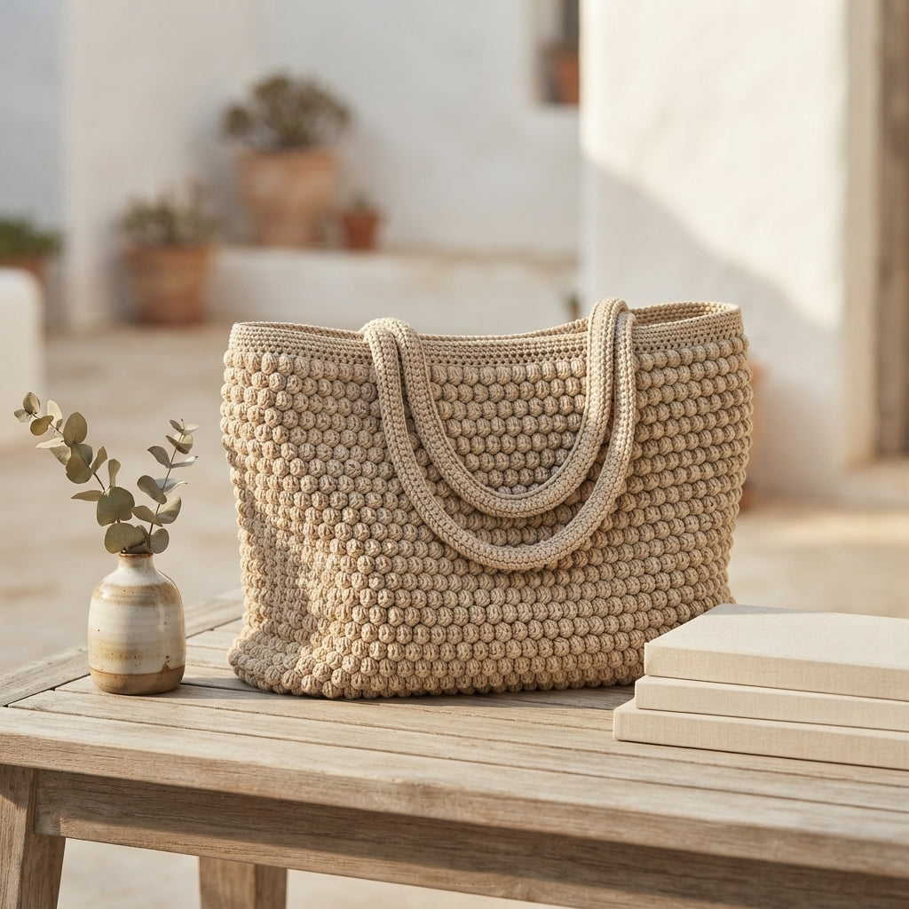 Shoulder Bag Beach Bag Tote V2 | Crochet Pattern PDF