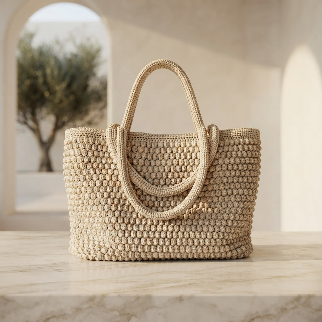 Shoulder Bag Beach Bag Tote V2 | Crochet Pattern PDF