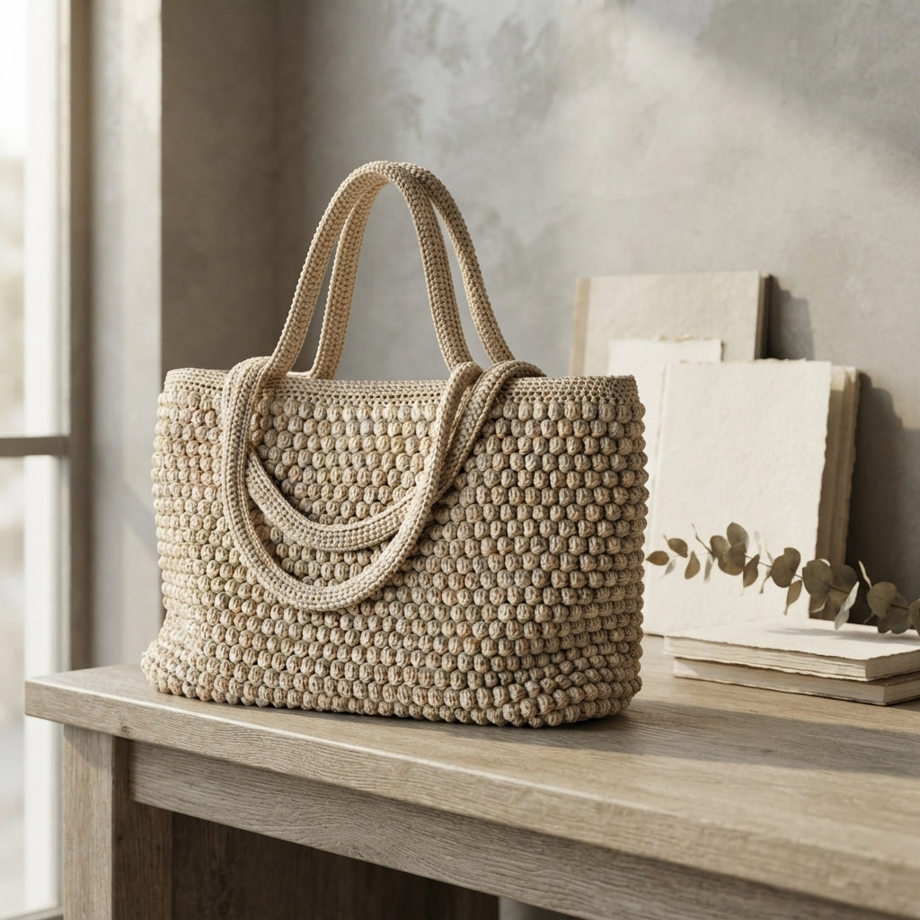 Shoulder Bag Beach Bag Tote V2 | Crochet Pattern PDF