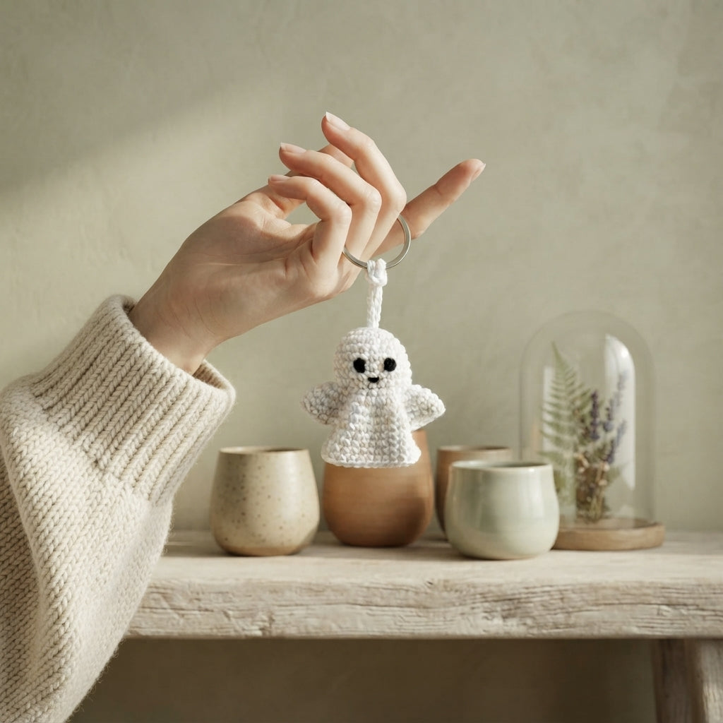 Cute Bag Charm Keyring | Amigurumi PDF Guide — Design 6