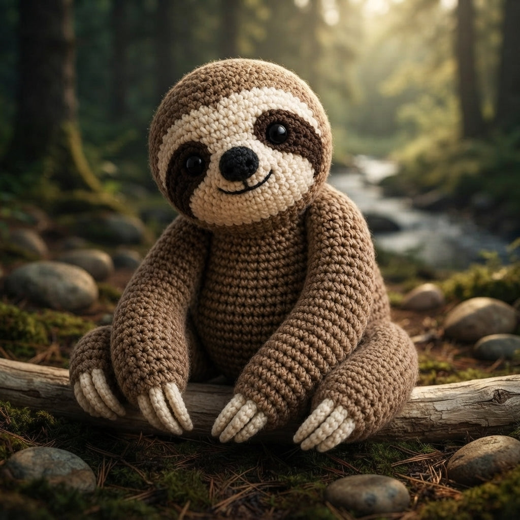 Sloth Toy Realistic | Amigurumi Pattern PDF
