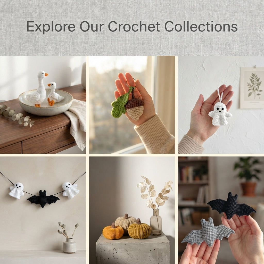 Cute Bag Charm Keyring | Amigurumi PDF Guide — Design 6