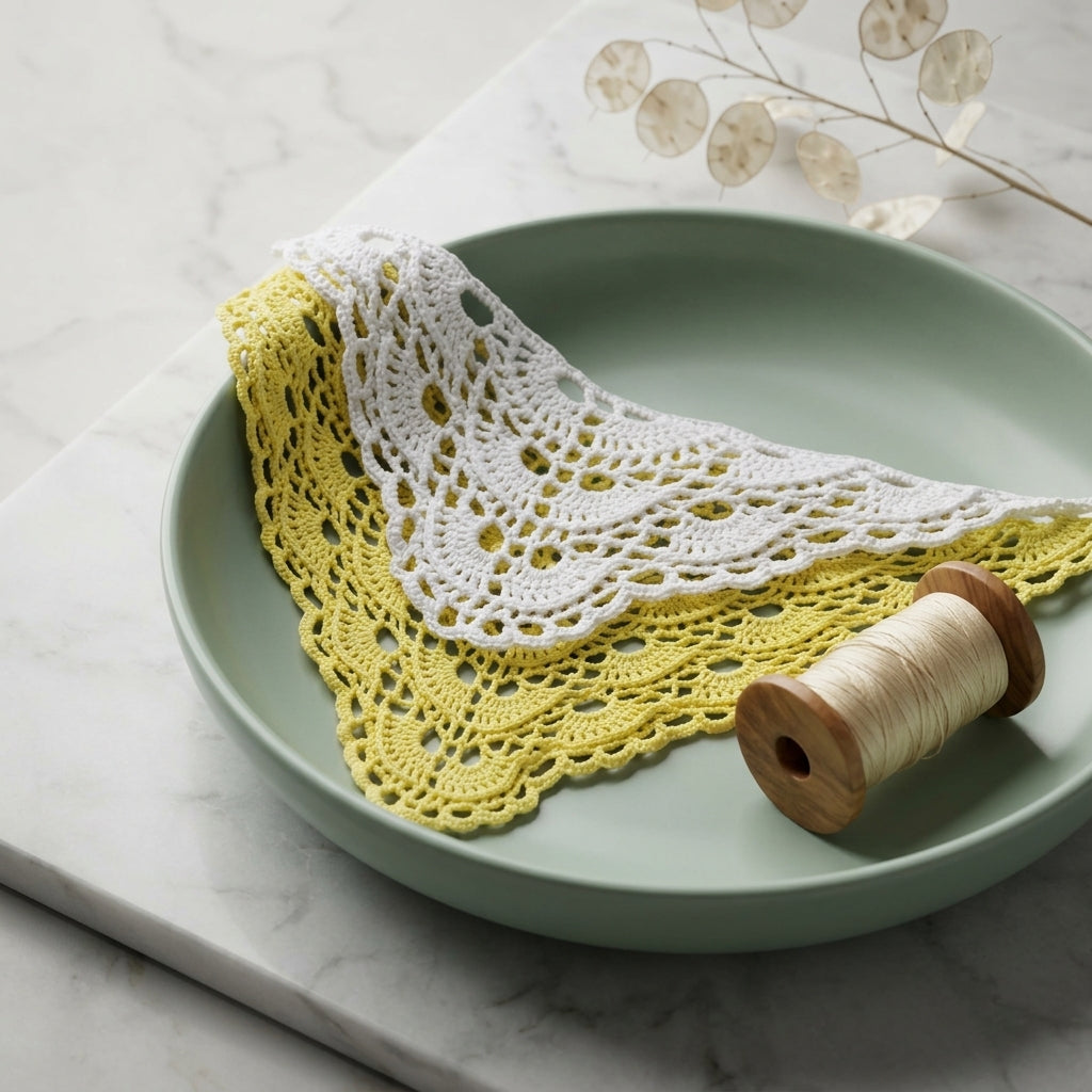Boho Lace Triangle Head Kerchief | Beginner Crochet Pattern PDF