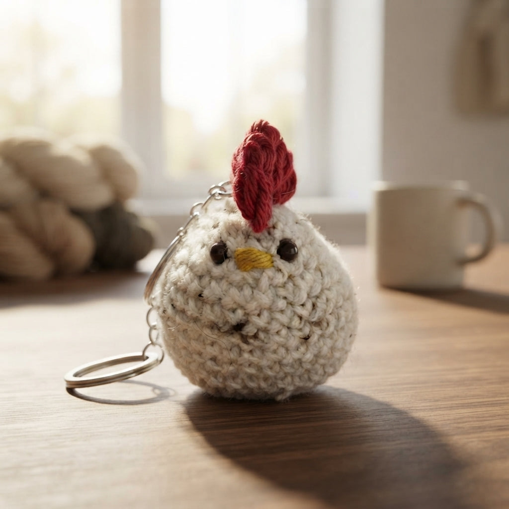 Tiny Keychain Charm | Crochet Pattern Download — Design 3