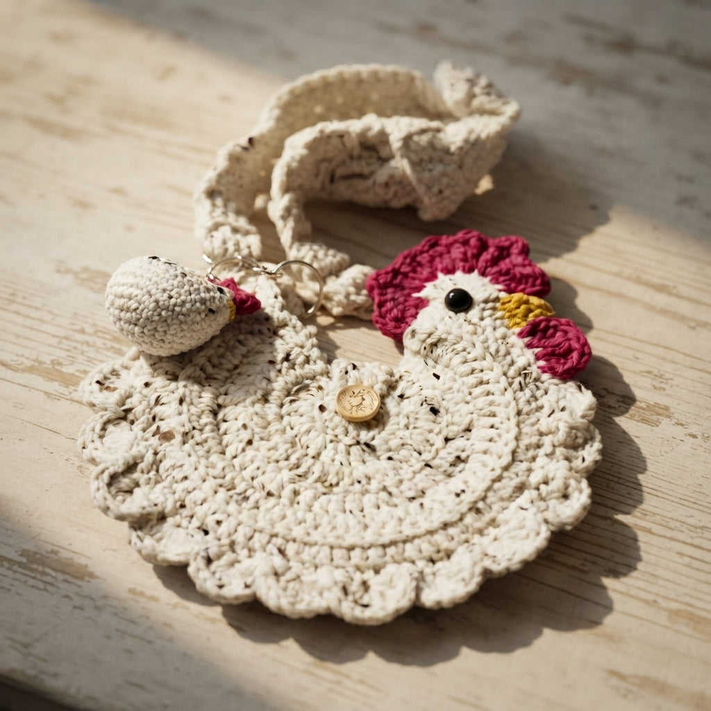 Tiny Keychain Charm | Crochet Pattern Download — Design 3