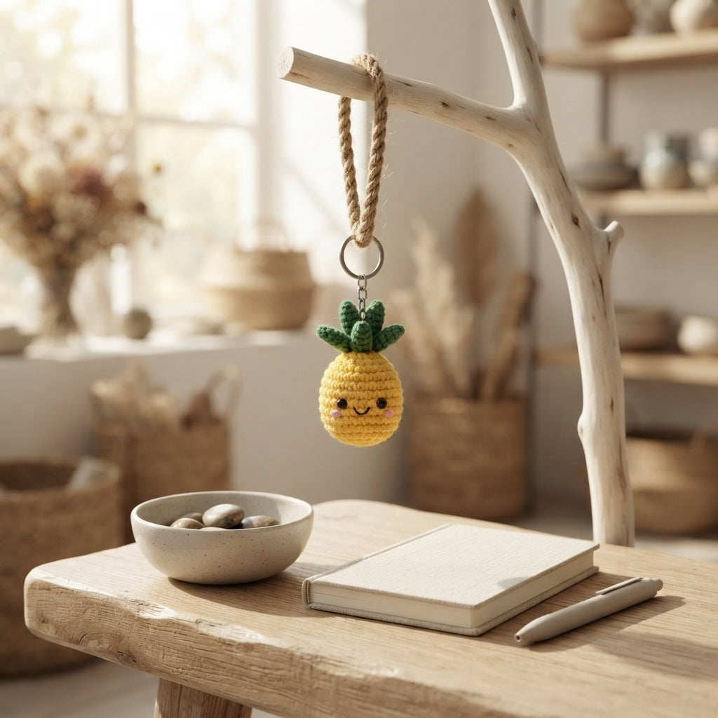 Delightful Mushroom Mini | Amigurumi Keychain PDF