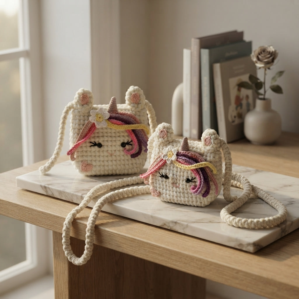 Unicorn Diy Bag | Crochet Pattern PDF
