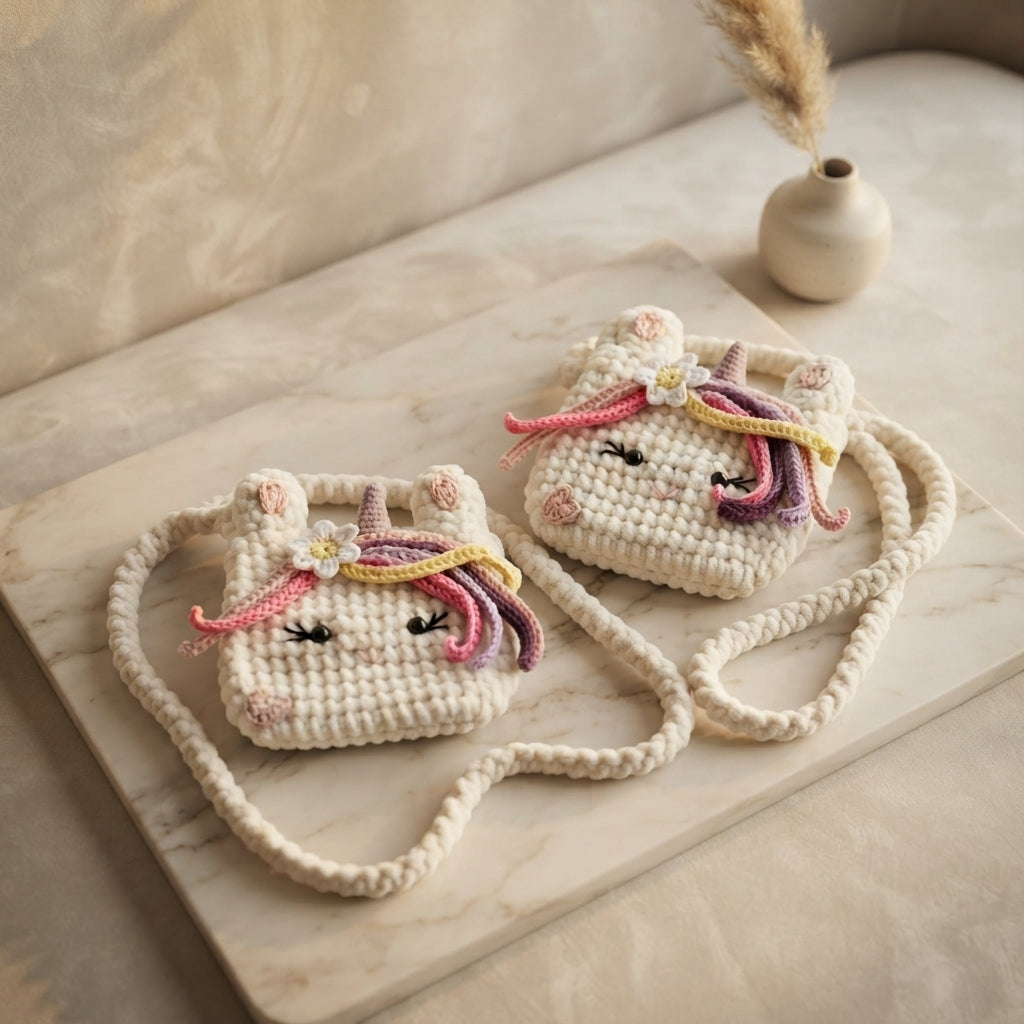 Unicorn Diy Bag | Crochet Pattern PDF