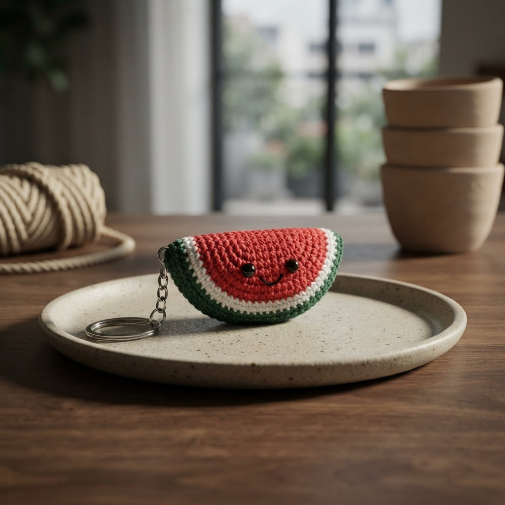 Delightful Mushroom Mini | Amigurumi Keychain PDF