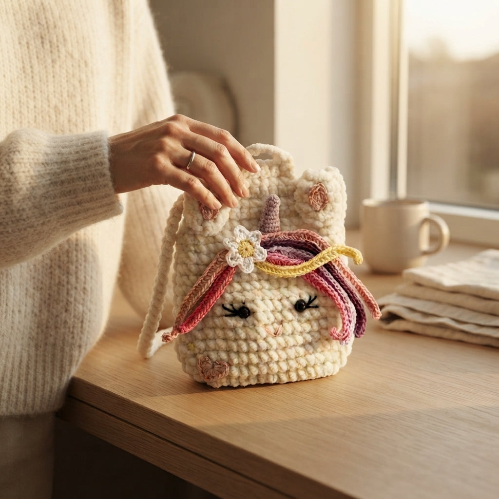Unicorn Diy Bag | Crochet Pattern PDF