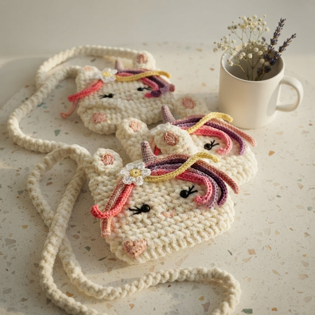 Unicorn Diy Bag | Crochet Pattern PDF