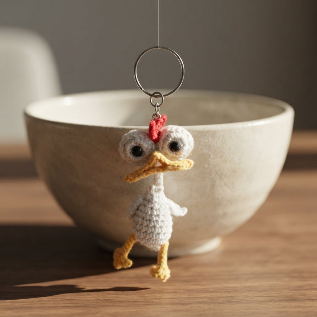 Pretty Keychain Charm | Handmade Crochet Pattern — Design 8
