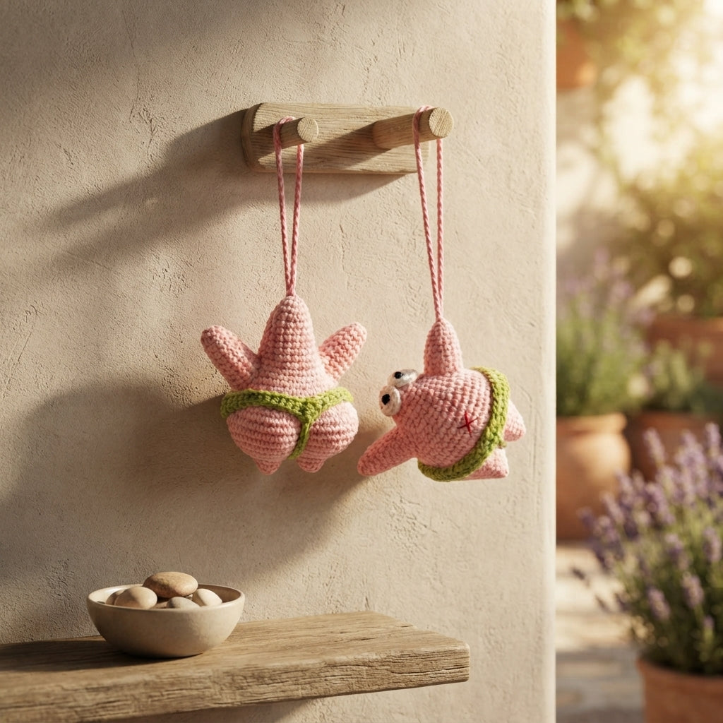 Whimsical Keychain Keychain | PDF Crochet Guide — Design 4