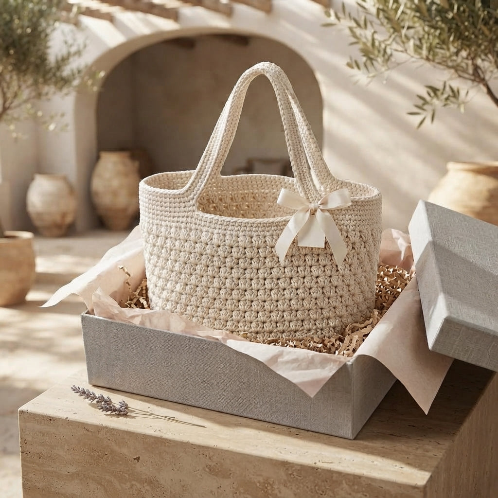 Shopper Tote Market Bag Tote | Crochet Pattern PDF