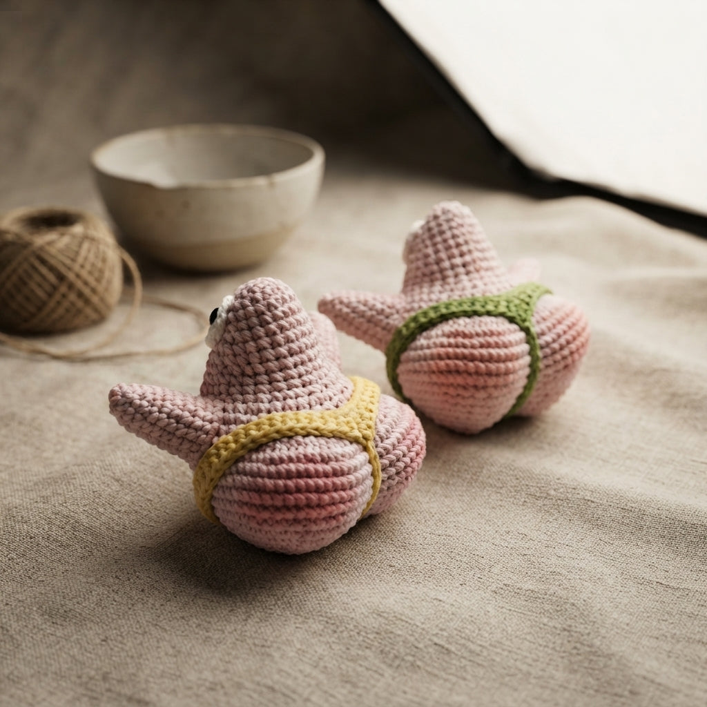 Whimsical Keychain Keychain | PDF Crochet Guide — Design 4