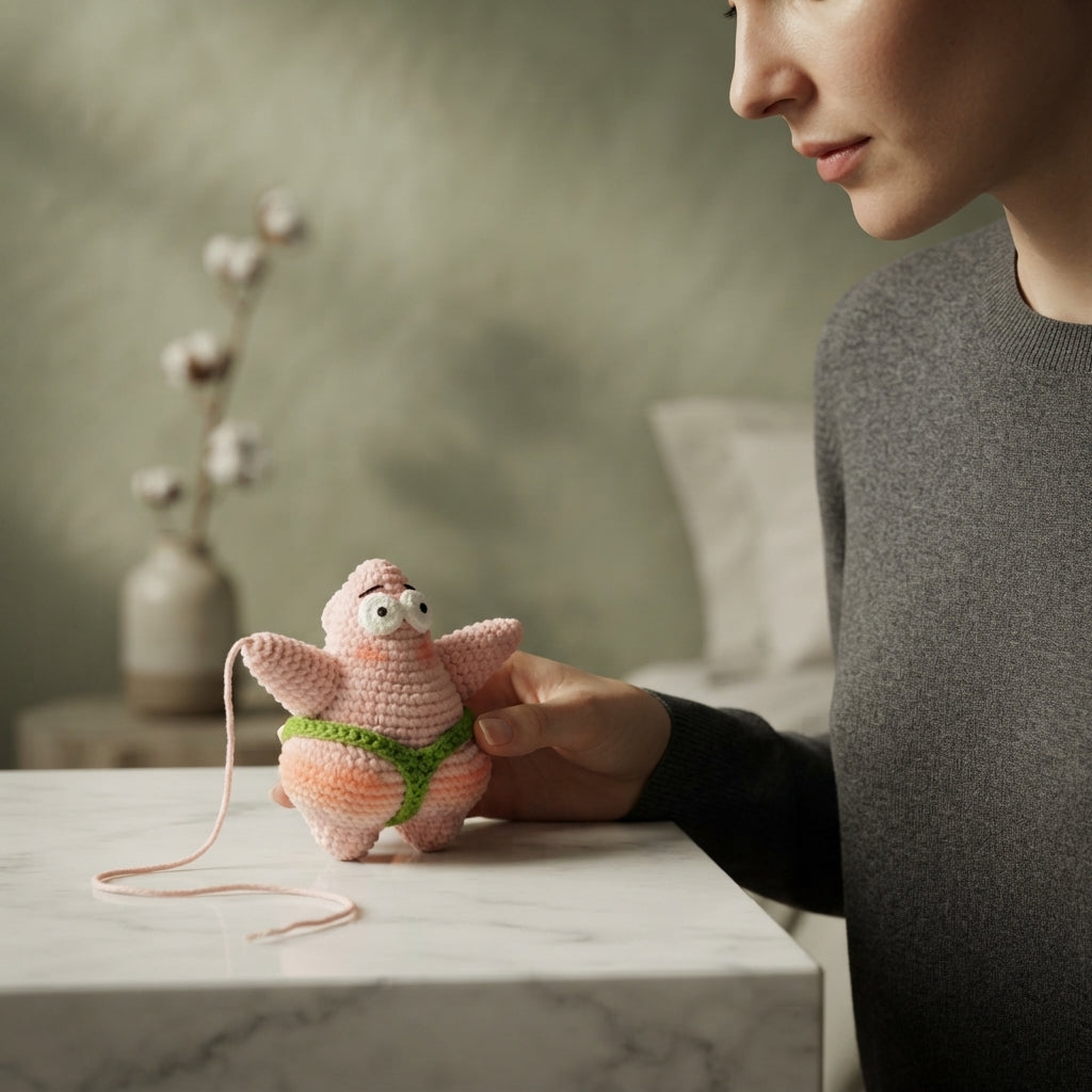 Whimsical Keychain Keychain | PDF Crochet Guide — Design 4