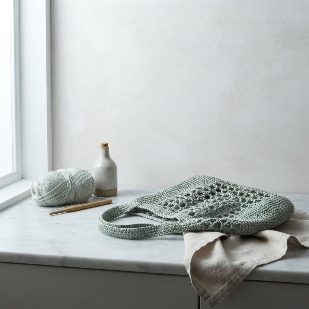 Market Bag Net Bag Tote | Crochet Pattern PDF