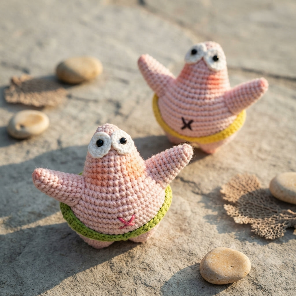 Whimsical Keychain Keychain | PDF Crochet Guide — Design 4