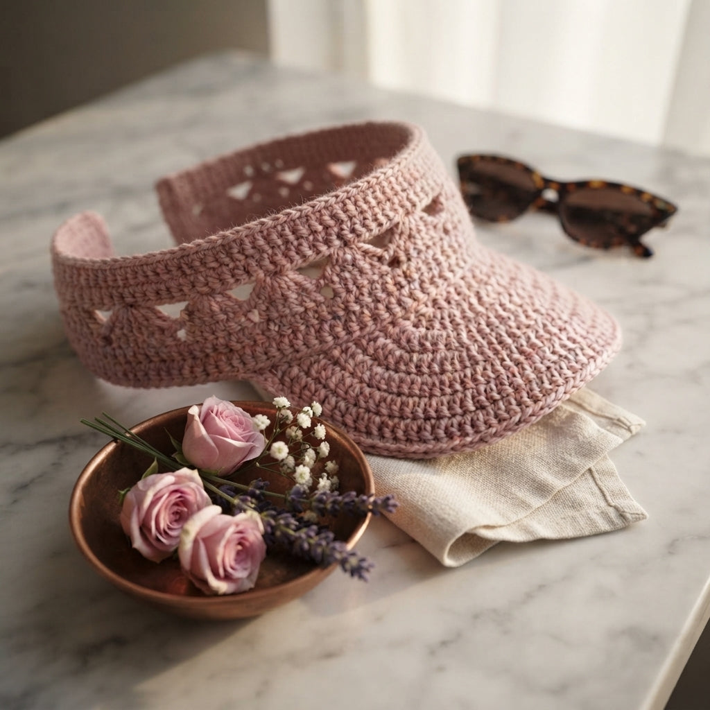 Breezy Sun Visor | Summer Crochet Pattern