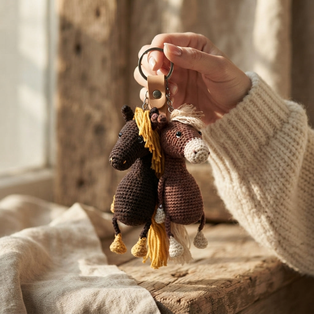 Playful Keychain Mini Charm | Amigurumi Pattern — Design 5