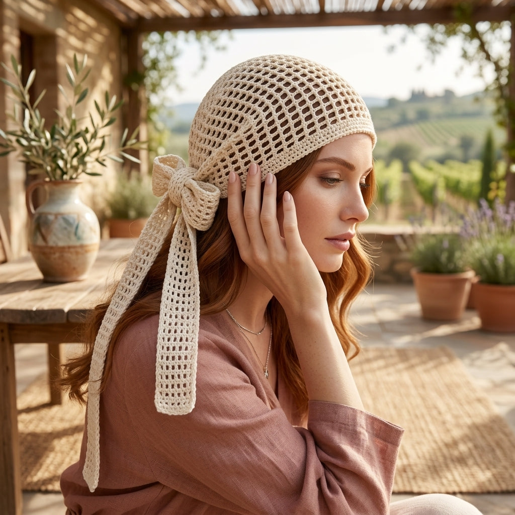 Viral Turkish Style Headscarf | Crochet Pattern PDF