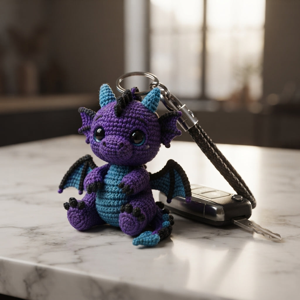 Enchanting Bag Charm Keyring | Amigurumi Guide PDF — Design 8