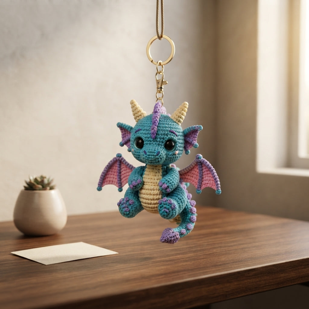 Enchanting Bag Charm Keyring | Amigurumi Guide PDF — Design 8