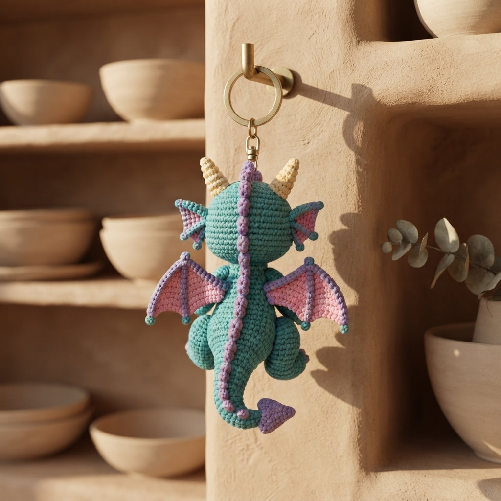 Enchanting Bag Charm Keyring | Amigurumi Guide PDF — Design 8