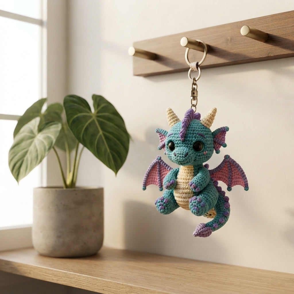 Enchanting Bag Charm Keyring | Amigurumi Guide PDF — Design 8