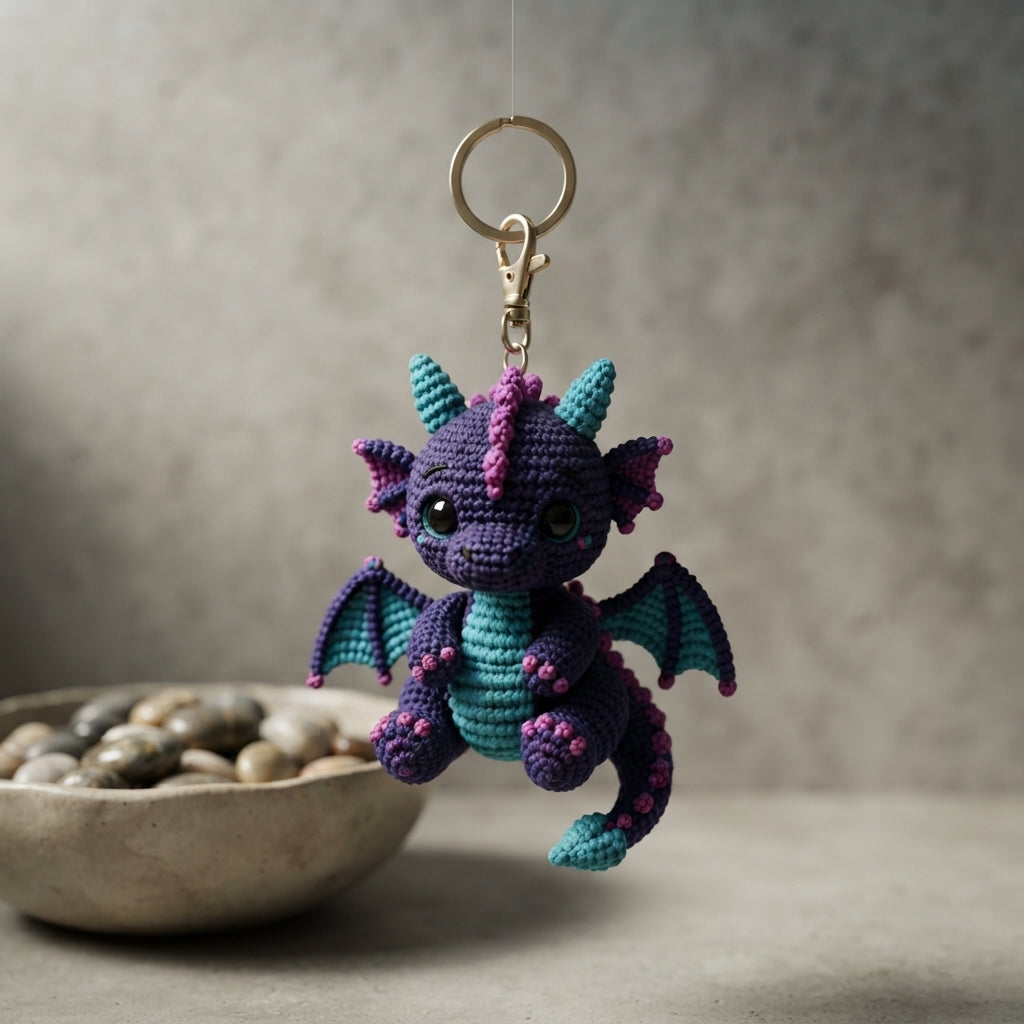 Enchanting Bag Charm Keyring | Amigurumi Guide PDF — Design 8