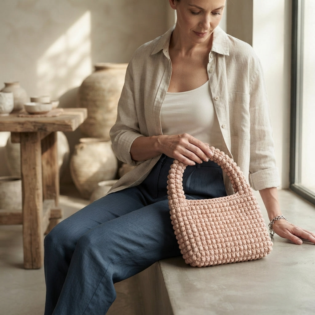 Purse Handbag Beach Bag V8 | Crochet Pattern PDF