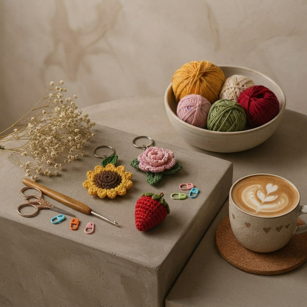 Premium 10+ Mini Charms | Amigurumi Pattern Pack — Design 3