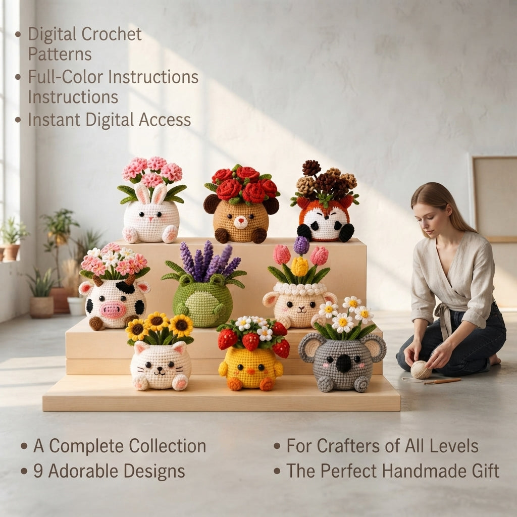 Mega Amigurumi Collection V2 | 9+ Crochet Patterns PDF