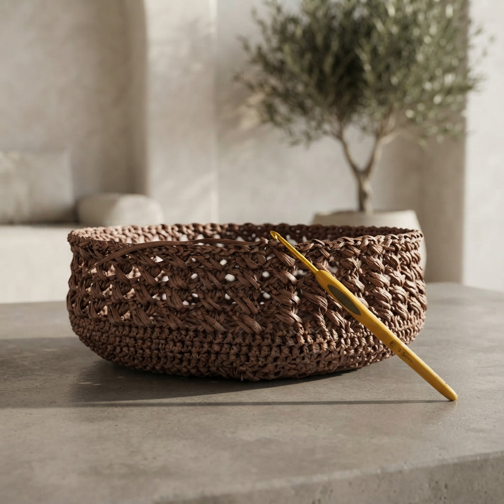 Purse Raffia Beach Bag | Crochet Pattern PDF