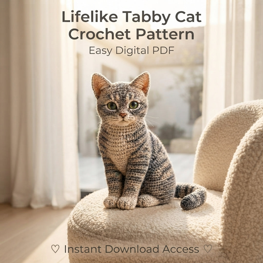 Kitten Toy Realistic | Amigurumi Pattern PDF