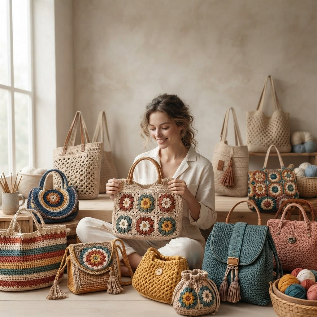 Granny Square Granny Square Tote V2 | Crochet Pattern PDF