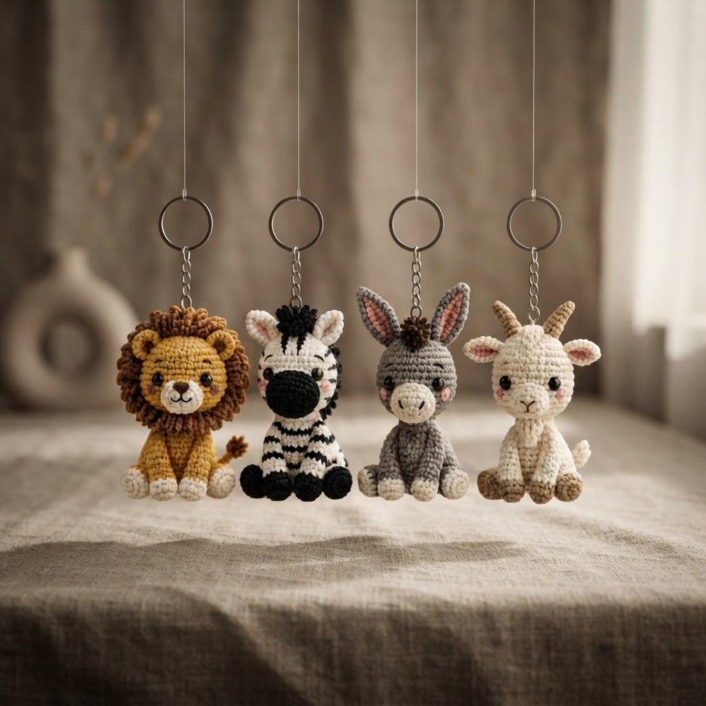 Mega 100 Crochet Keychain Patterns | PDF Bundle — Design 5