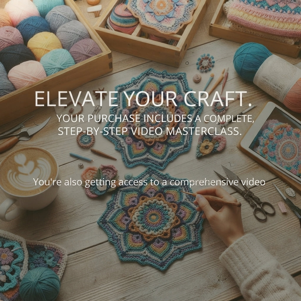 Beach Bag Boho Clutch | Crochet Pattern PDF