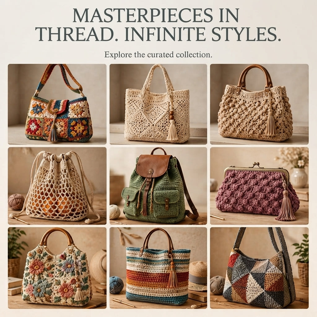 Granny Square Granny Square Tote V2 | Crochet Pattern PDF