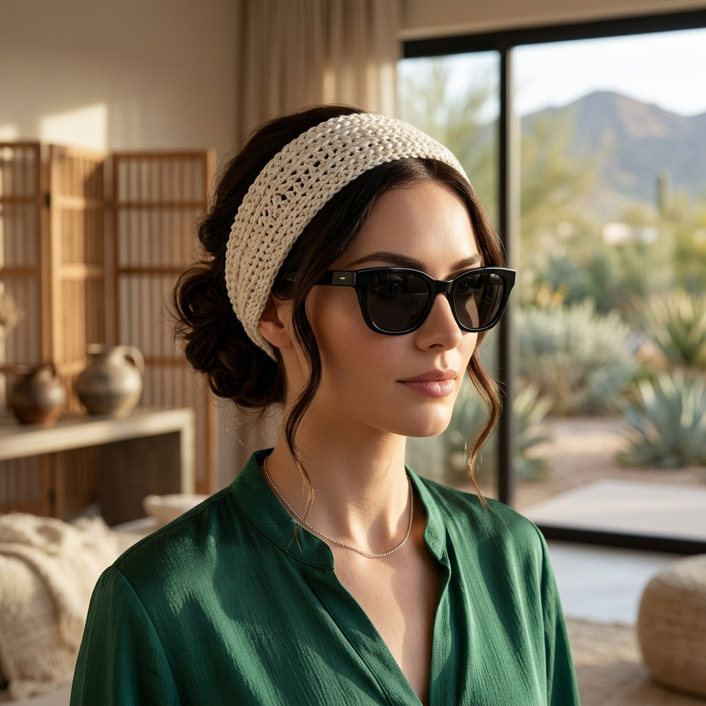 Easy Boho Headwrap | Beginner Crochet Pattern PDF