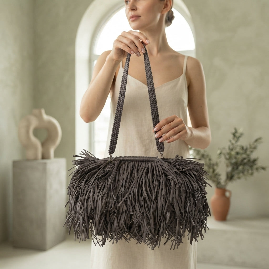 Beach Bag Boho Clutch | Crochet Pattern PDF