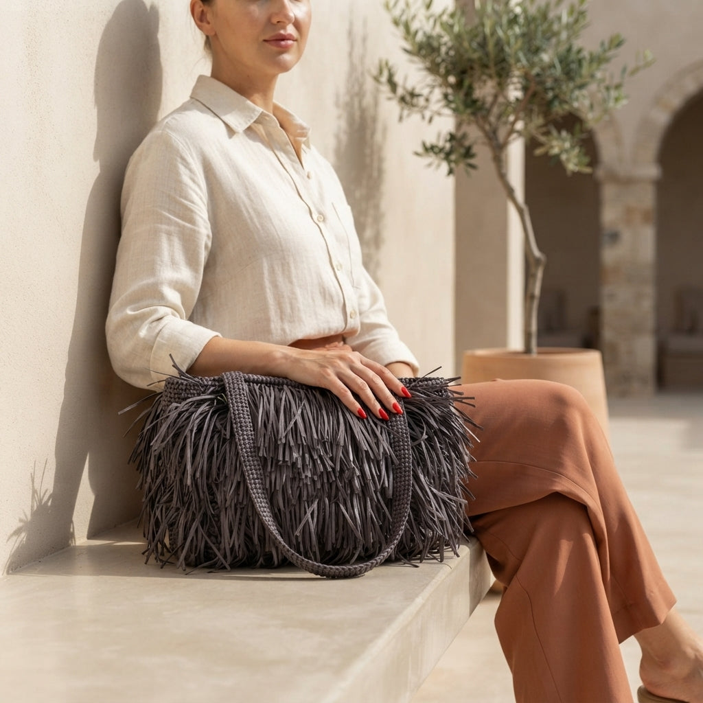 Beach Bag Boho Clutch | Crochet Pattern PDF