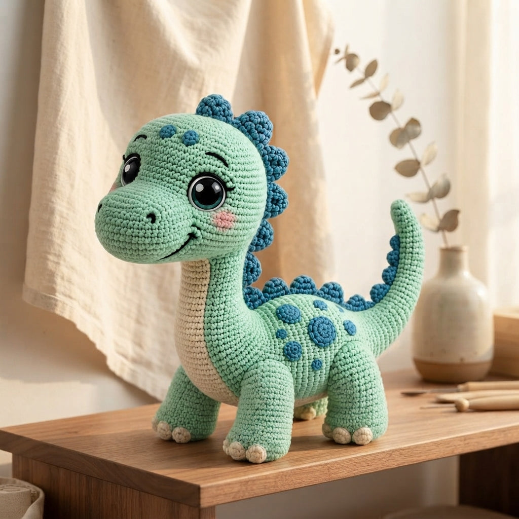 Amigurumi Dinosaur Doll | Amigurumi PDF Guide