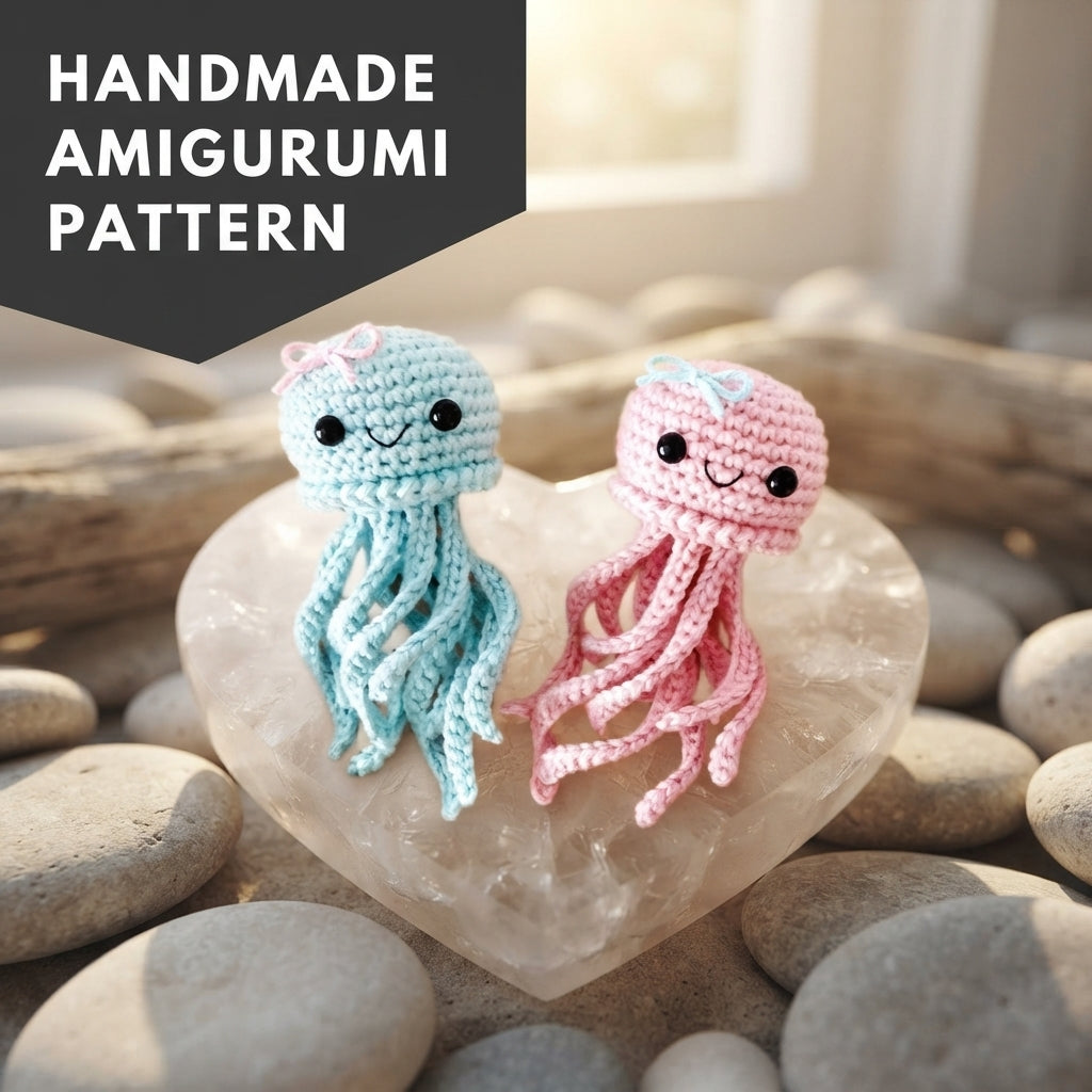 Tiny Jellyfish Charm | Crochet Pattern Download