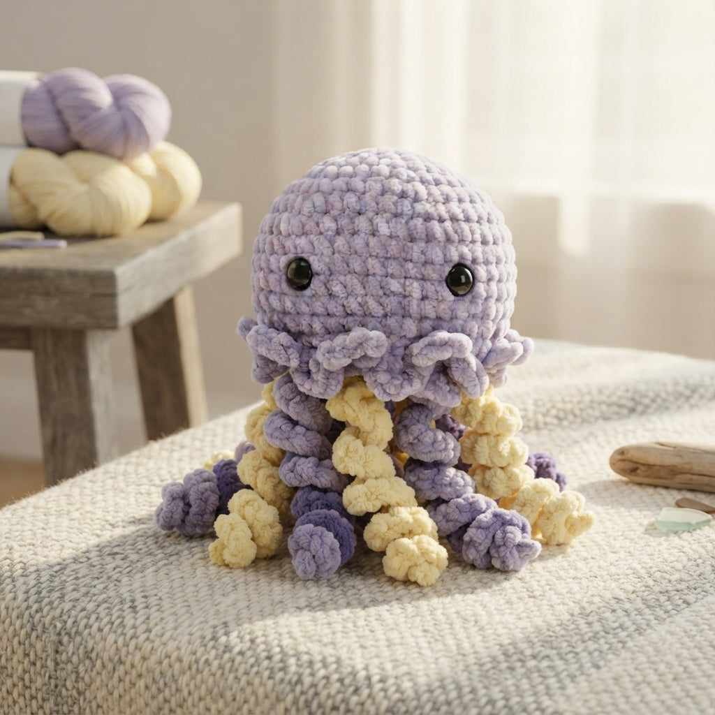 Charming Jellyfish Companion | Crochet Pattern PDF